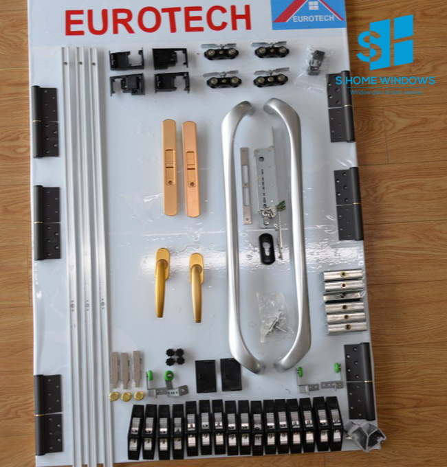 hình ảnh phụ kiện cửa trượt quay Eurotech